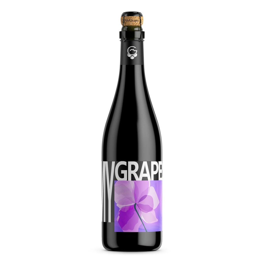 Sparkling Red Grape Mocktail – Violet (0% ABV)